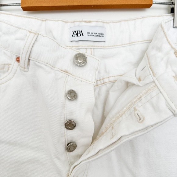 White Straight Leg Denim - Picture 5 of 6